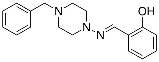 2-((4-BENZYL-PIPERAZIN-1-YLIMINO)-METHYL)-PHENOL