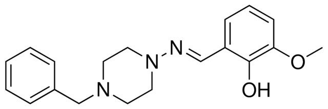 2-((4-BENZYL-PIPERAZIN-1-YLIMINO)-METHYL)-6-METHOXY-PHENOL