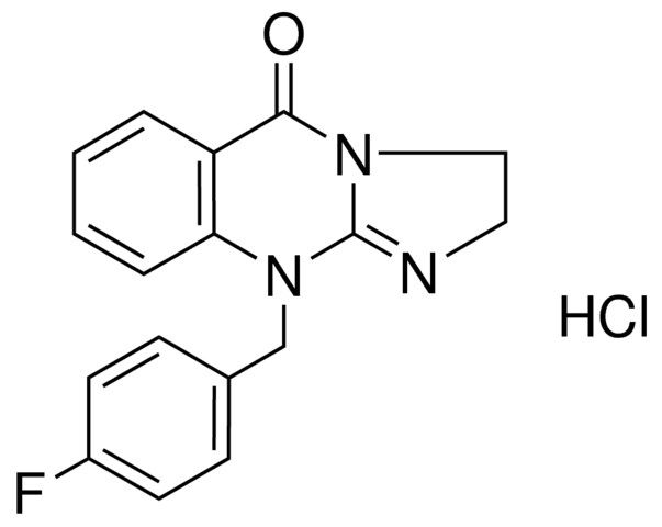 10-(4-FLUORO-BENZYL)-2,10-DIHYDRO-IMIDAZO(2,1-B)QUINAZOLIN-5(3H)-ONE, HCL
