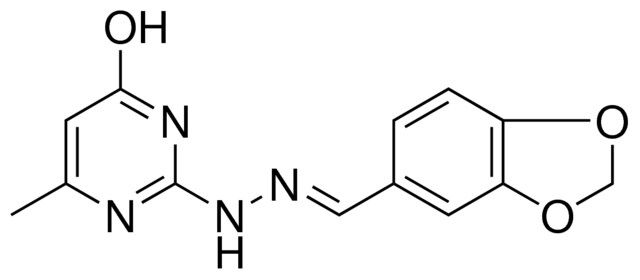 1,3-BENZODIOXOLE-5-CARBALDEHYDE (4-HYDROXY-6-METHYL-2-PYRIMIDINYL)HYDRAZONE