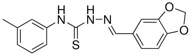 1,3-BENZODIOXOLE-5-CARBALDEHYDE N-(3-METHYLPHENYL)THIOSEMICARBAZONE