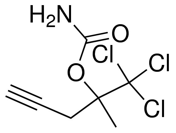 1-methyl-1-(trichloromethyl)-3-butynyl carbamate