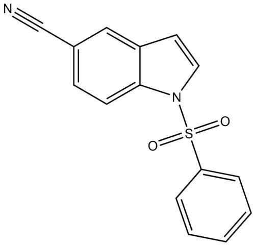 1-Benzenesulfonyl-1H-indole-5-carbonitrile