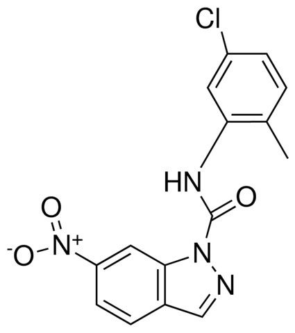 1-(N-(5-CHLORO-2-METHYLPHENYL)CARBAMOYL)-6-NITRO-1H-INDAZOLE