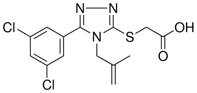 (5-(3,5-DICHLORO-PH)-4-(2-ME-ALLYL)-4H-(1,2,4)TRIAZOL-3-YLSULFANYL)-ACETIC ACID