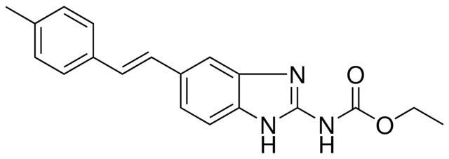 (5-(2-P-TOLYL-VINYL)-1H-BENZOIMIDAZOL-2-YL)-CARBAMIC ACID ETHYL ESTER