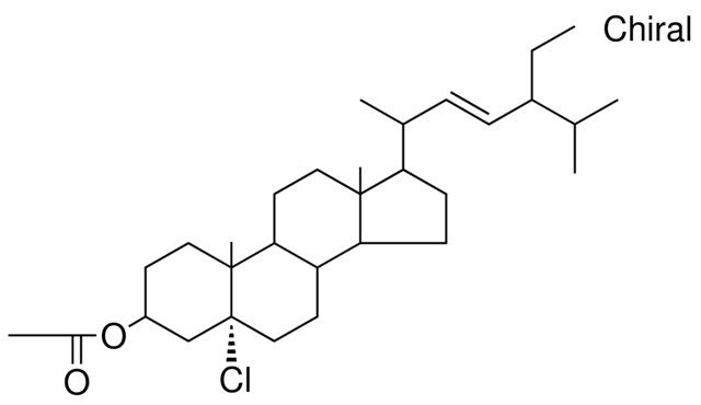 (5alpha,22E)-5-chlorostigmast-22-en-3-yl acetate