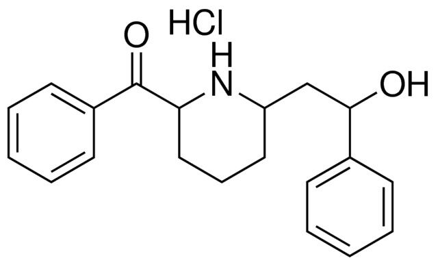 (6-(2-HYDROXY-2-PHENYL-ETHYL)-PIPERIDIN-2-YL)-PHENYL-METHANONE, HYDROCHLORIDE