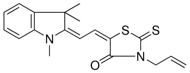 (5E)-3-ALLYL-2-THIOXO-5-[(2E)-2-(1,3,3-TRIMETHYL-1,3-DIHYDRO-2H-INDOL-2-YLIDENE)ETHYLIDENE]-1,3-THIAZOLIDIN-4-ONE