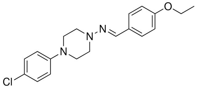 (4-(4-CHLORO-PHENYL)-PIPERAZIN-1-YL)-(4-ETHOXY-BENZYLIDENE)-AMINE