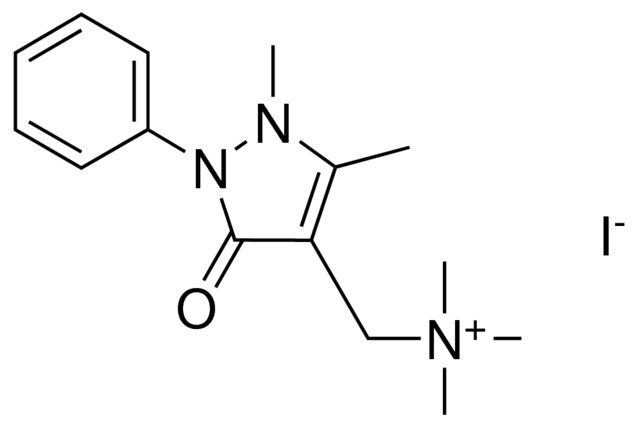(2,3-DIMETHYL-5-OXO-1-PHENYL-3-PYRAZOLIN-4-YLMETHYL)TRIMETHYLAMMONIUM IODIDE