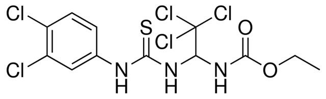 (2,2,2-TRICHLORO-1-(3-(3,4-DICHLORO-PH)-THIOUREIDO)-ET)-CARBAMIC ACID ET ESTER