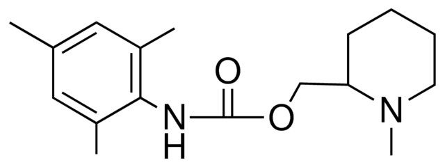 (2,4,6-TRIMETHYL-PHENYL)-CARBAMIC ACID 1-METHYL-PIPERIDIN-2-YLMETHYL ESTER