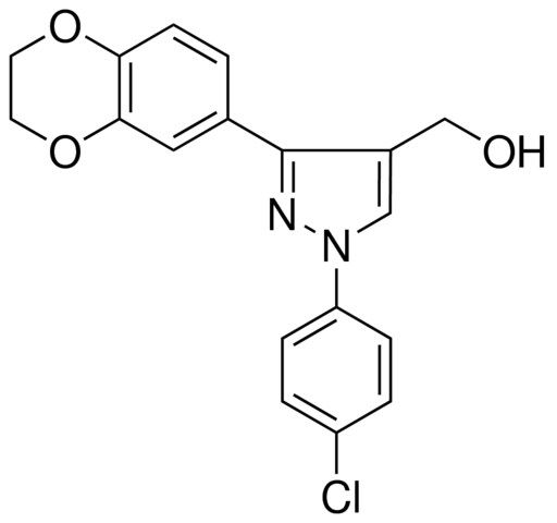 (1-(4-CL-PH)-3-(2,3-DIHYDRO-1,4-BENZODIOXIN-6-YL)-1H-PYRAZOL-4-YL)METHANOL