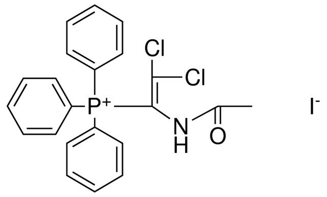 (1-ACETYLAMINO-2,2-DICHLORO-VINYL)-TRIPHENYL-PHOSPHONIUM, IODIDE