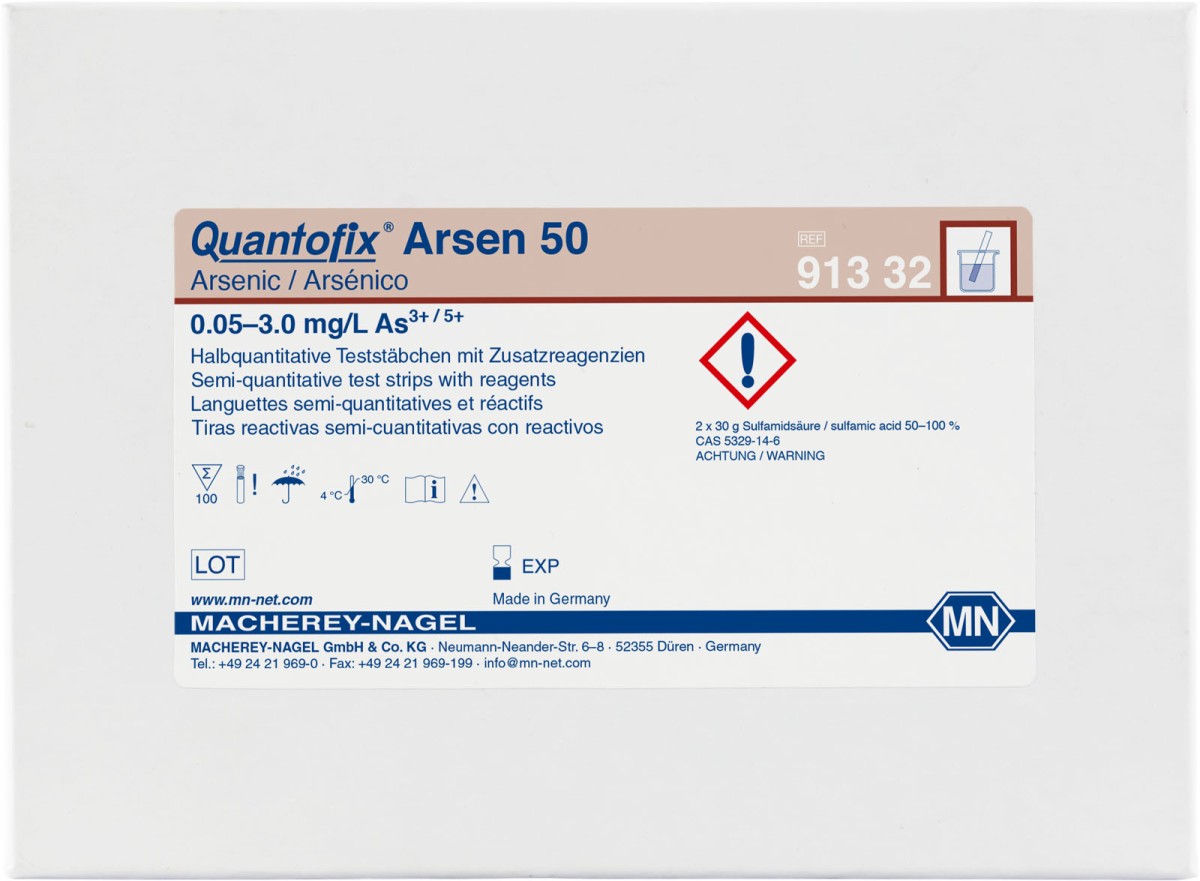 QUANTOFIX砷半定量测试条(Arsenic 50)图片