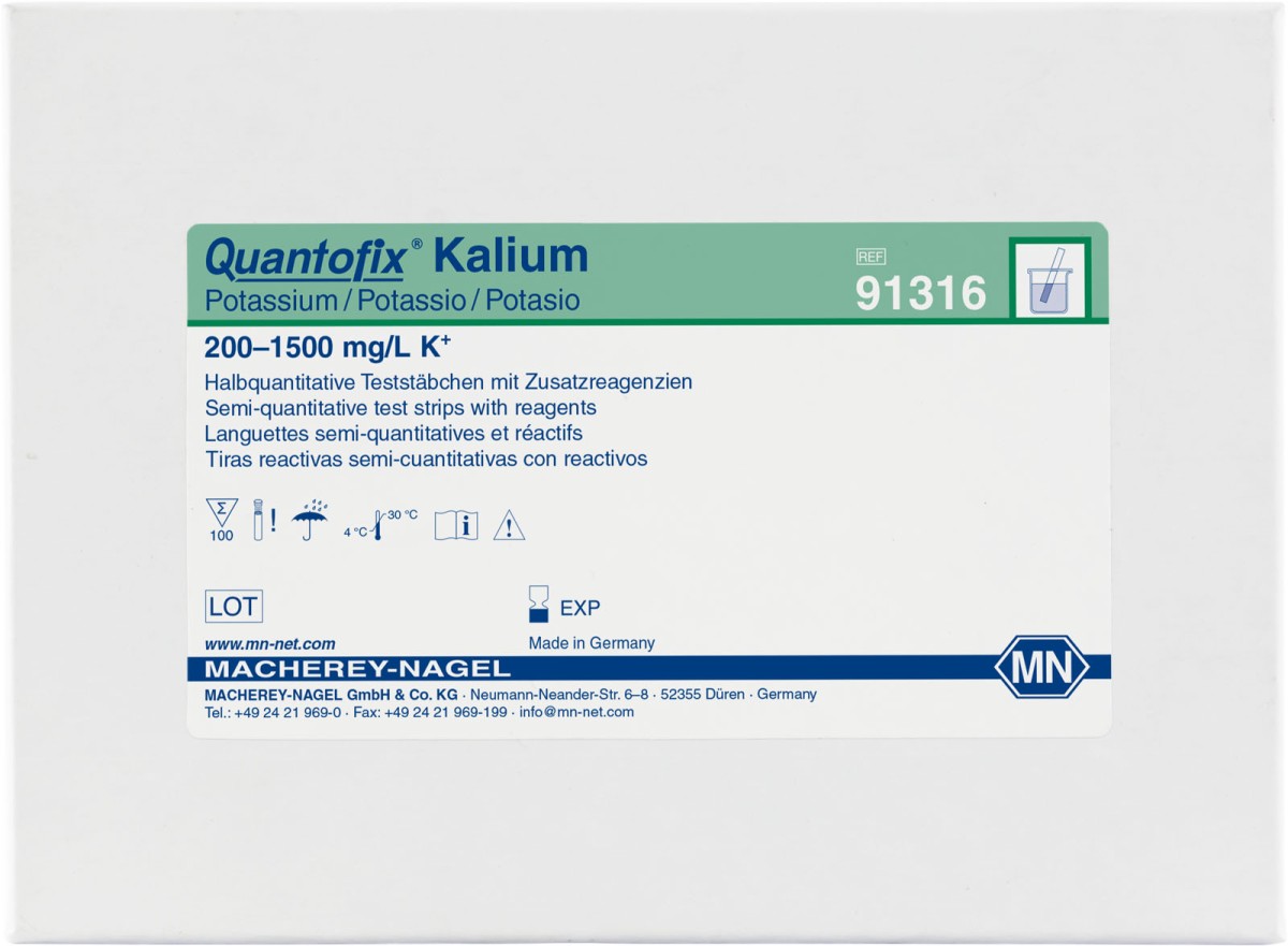 QUANTOFIX钾半定量测试条(Potassium)图片