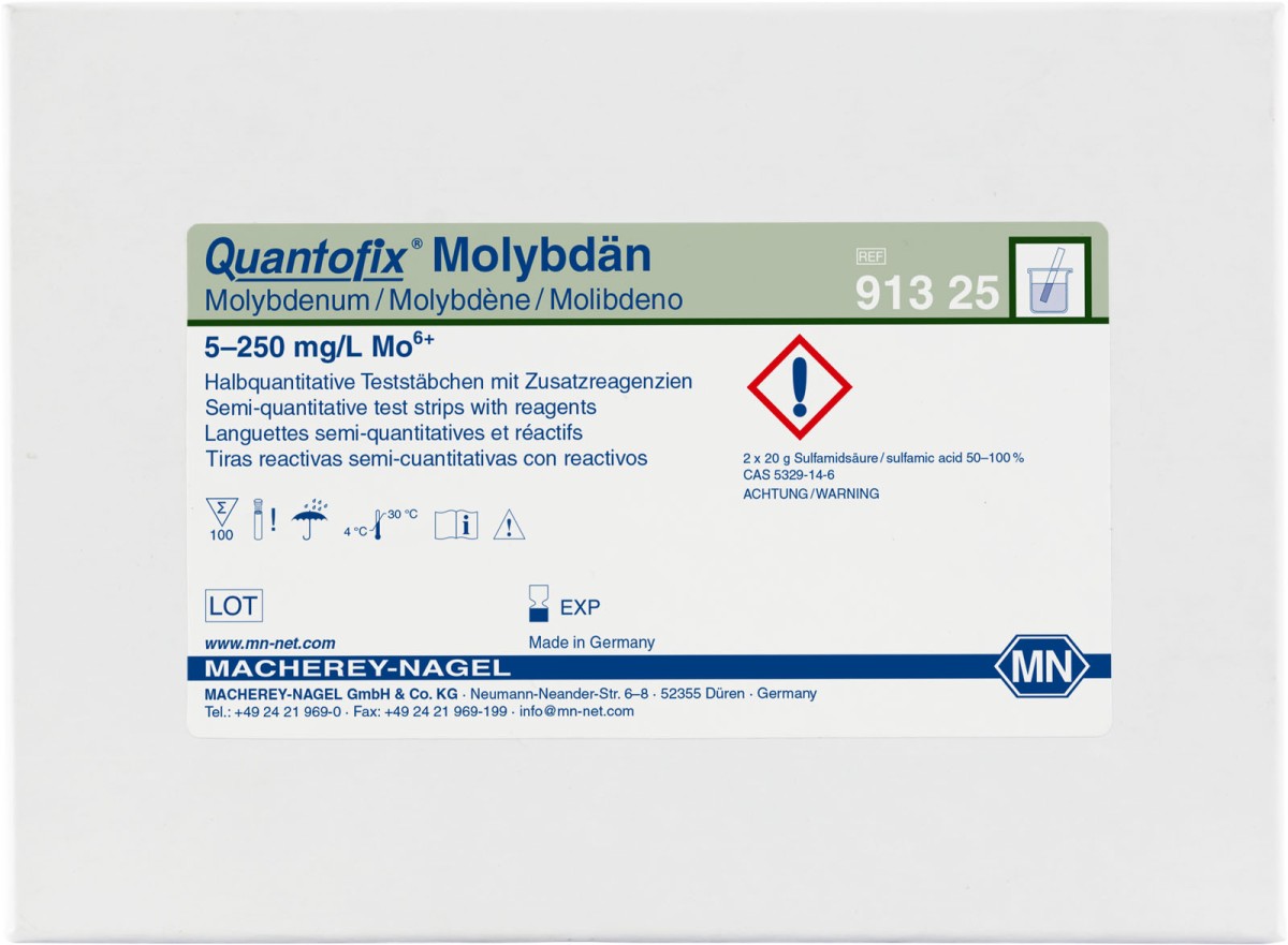 QUANTOFIX钼半定量测试条(Molybdenum)图片