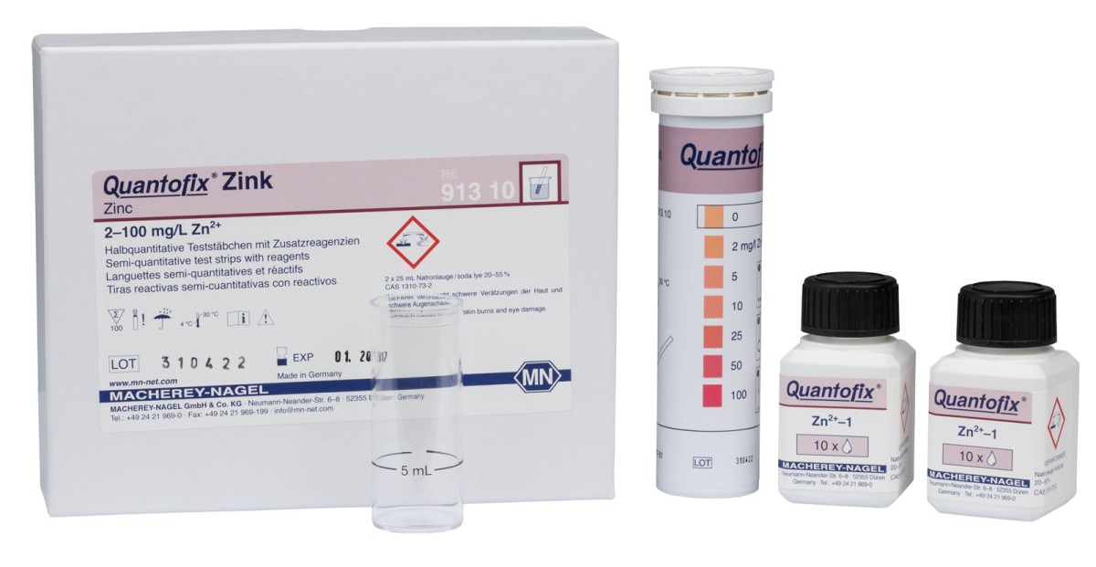 QUANTOFIX锌半定量测试条(Zn)图片
