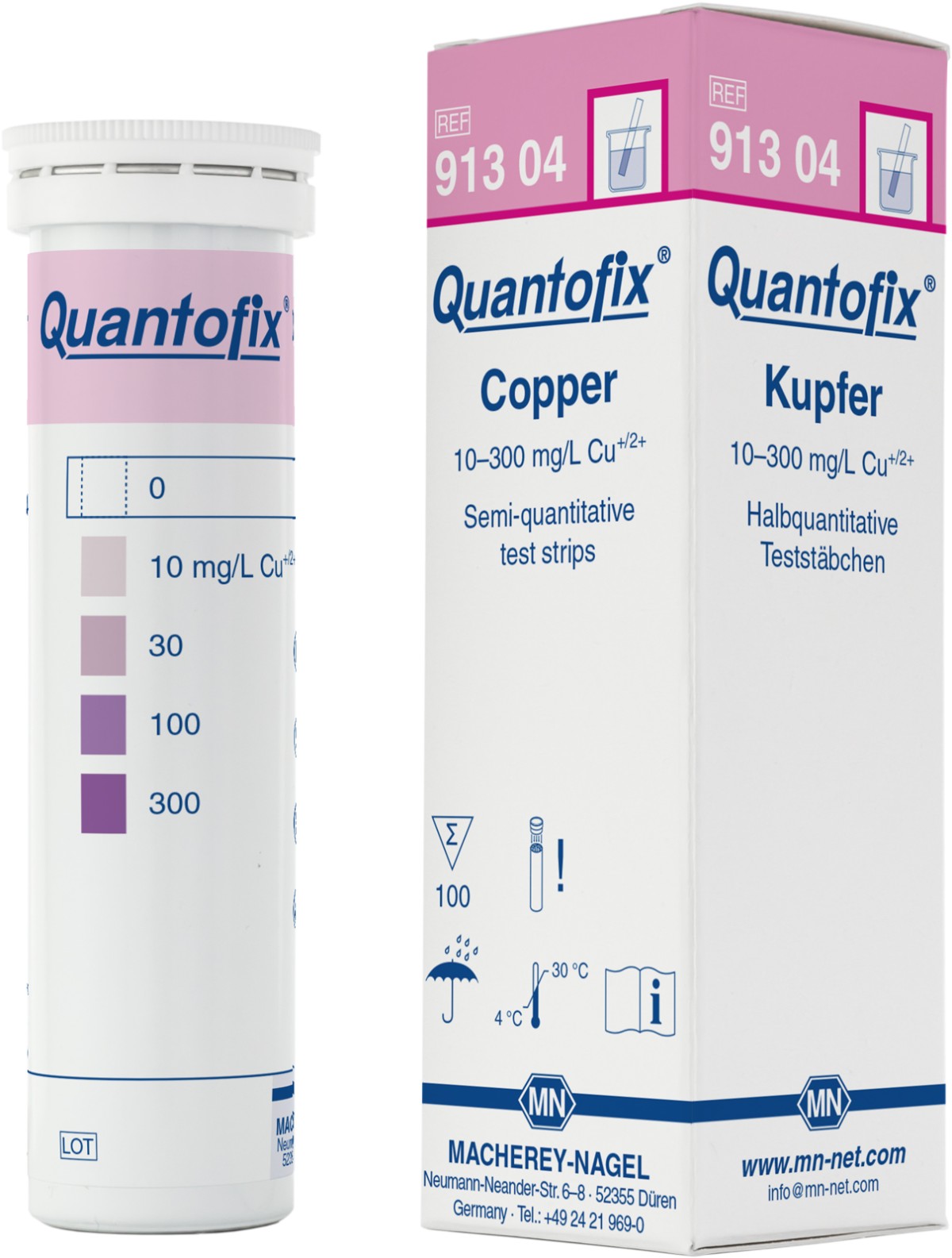 QUANTOFIX铜半定量测试条(Copper)图片