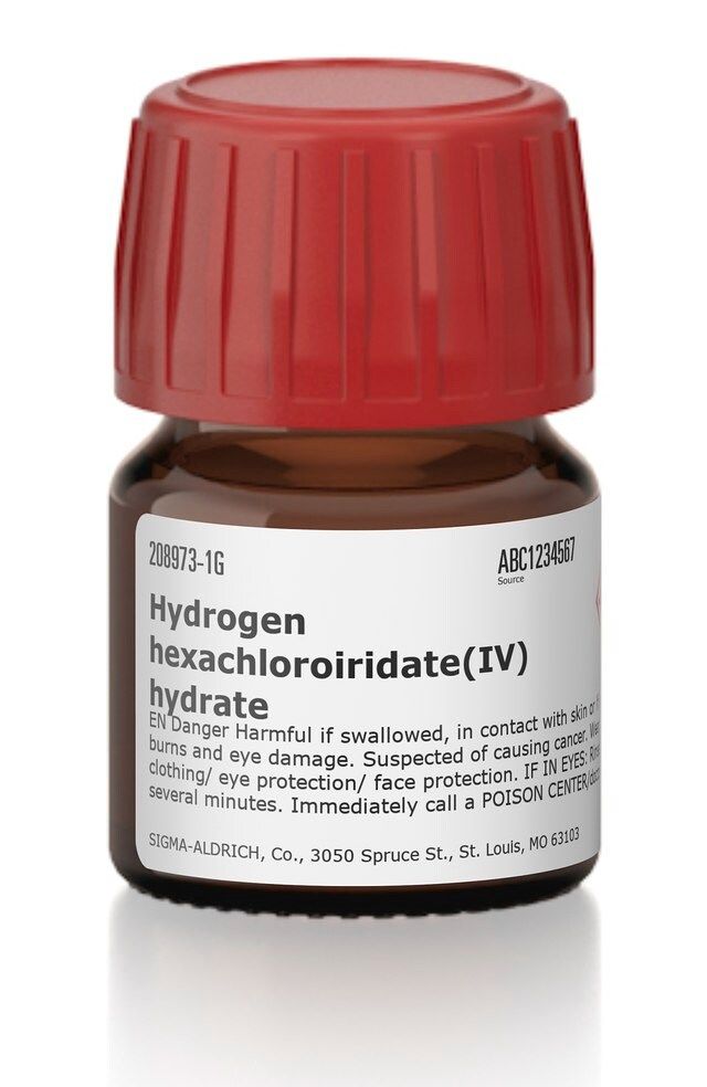 Hydrogen hexachloroiridate(IV) hydrate