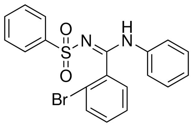 N-((2-BROMO-PHENYL)-PHENYLAMINO-METHYLENE)-BENZENESULFONAMIDE