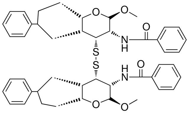 N-((2R,3S,4R,4AR,8AS)-4-{[(2S,3R,4S,4AS,8AR)-3-(BENZOYLAMINO)-2-METHOXY-6-PHENYLOCTAHYDRO-2H-CHROMEN-4-YL]DISULFANYL}-2-METHOXY-6-PHENYLOCTAHYDRO-2H-CHROMEN-3-YL)BENZAMIDE