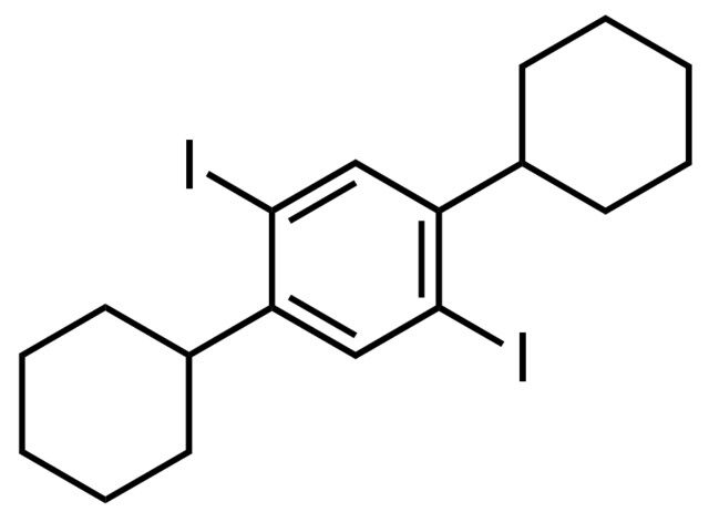1,4-Dicyclohexyl-2,5-diiodobenzene