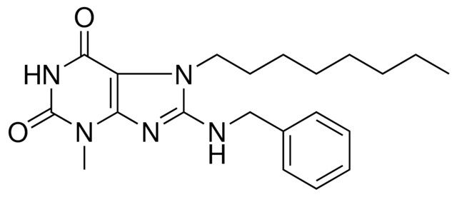 8-BENZYLAMINO-3-METHYL-7-OCTYL-3,7-DIHYDRO-PURINE-2,6-DIONE