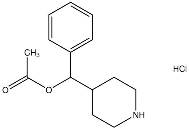 phenyl(4-piperidinyl)methyl acetate hydrochloride
