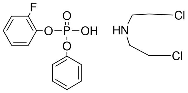 PHOSPHORIC ACID 2-F-PH ESTER PH ESTER, COMPOUND WITH BIS-(2-CHLORO-ETHYL)-AMINE