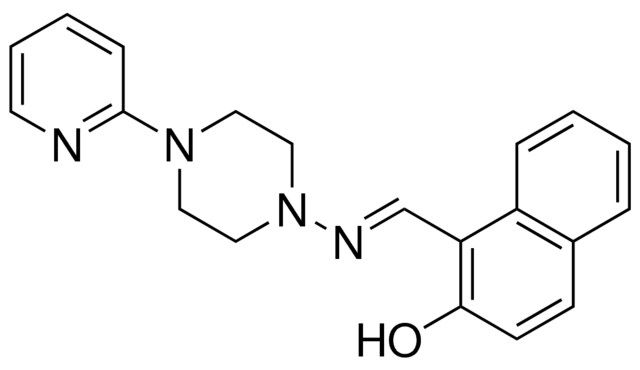 1-((4-PYRIDIN-2-YL-PIPERAZIN-1-YLIMINO)-METHYL)-NAPHTHALEN-2-OL