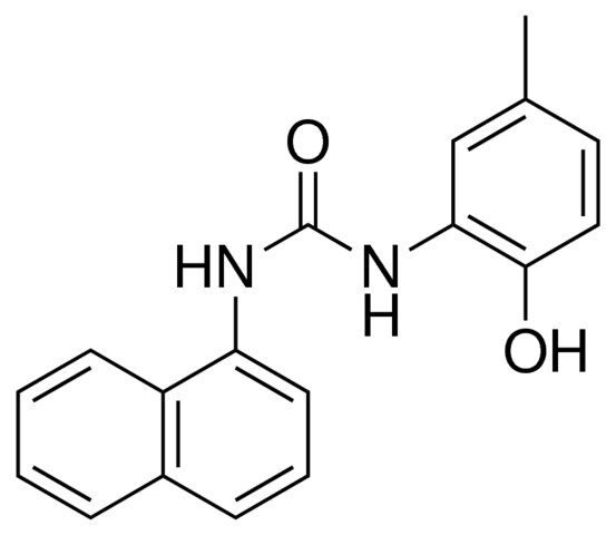 1-(2-HYDROXY-5-METHYL-PHENYL)-3-NAPHTHALEN-1-YL-UREA