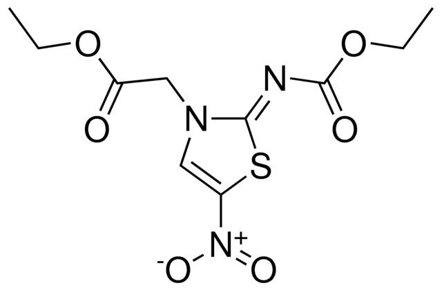 ethyl ((2Z)-2-{[(Z)-ethoxy(oxo)methyl]imino}-5-nitro-1,3-thiazol-3(2H)-yl)acetate