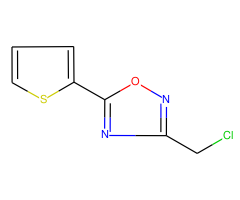 3-Chloromethyl-5-thiophen-2-yl-[1,2,4]oxadiazole