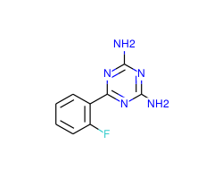 6-(2-Fluorophenyl)-[1,3,5]triazine-2,4-diamine