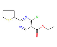 4-Chloro-2-thiophen-2-yl-pyrimidine-5-carboxylic acid ethyl ester