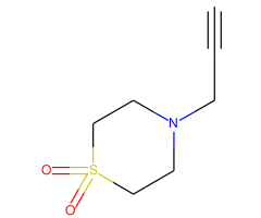 4-prop-2-ynyl-thiomorpholine 1,1-dioxide