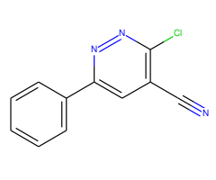 3-Chloro-6-phenyl-pyridazine-4-carbonitrile