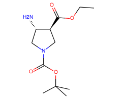 trans-1-tert-Butyl 3-ethyl 4-aminopyrrolidine-1,3-dicarboxylate
