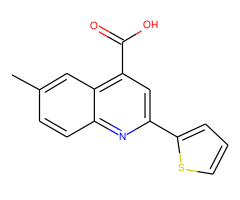 6-methyl-2-(2-thienyl)quinoline-4-carboxylic acid