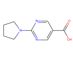 2-Pyrrolidin-1-ylpyrimidine-5-carboxylic acid