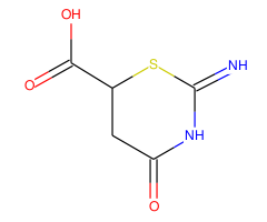 2-imino-4-oxo-1,3-thiazinane-6-carboxylic acid