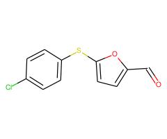 5-[(4-chlorophenyl)thio]-2-furaldehyde