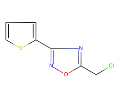 5-Chloromethyl-3-thiophen-2-yl-[1,2,4]oxadiazole