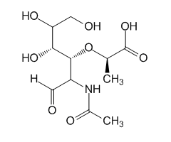 (R)-2-(((2R,3R,4R,5R)-2-Acetamido-4,5,6-trihydroxy-1-oxohexan-3-yl)oxy)propanoic acid