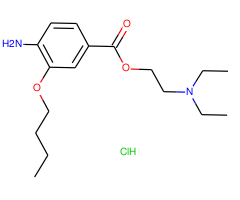 2-(Diethylamino)ethyl 4-amino-3-butoxybenzoate hydrochloride