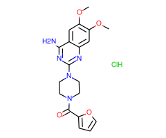 (4-(4-Amino-6,7-dimethoxyquinazolin-2-yl)piperazin-1-yl)(furan-2-yl)methanone hydrochloride salt
