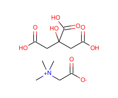 2-(Trimethylammonio)acetate compound with 2-hydroxypropane-1,2,3-tricarboxylic acid (1:1)