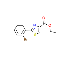 Ethyl 2-(2-bromophenyl)thiazole-4-carboxylate